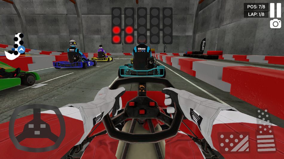 #4. Real Go-Kart Racing Game Sim (iOS) Bởi: Omer Sina Ceylan