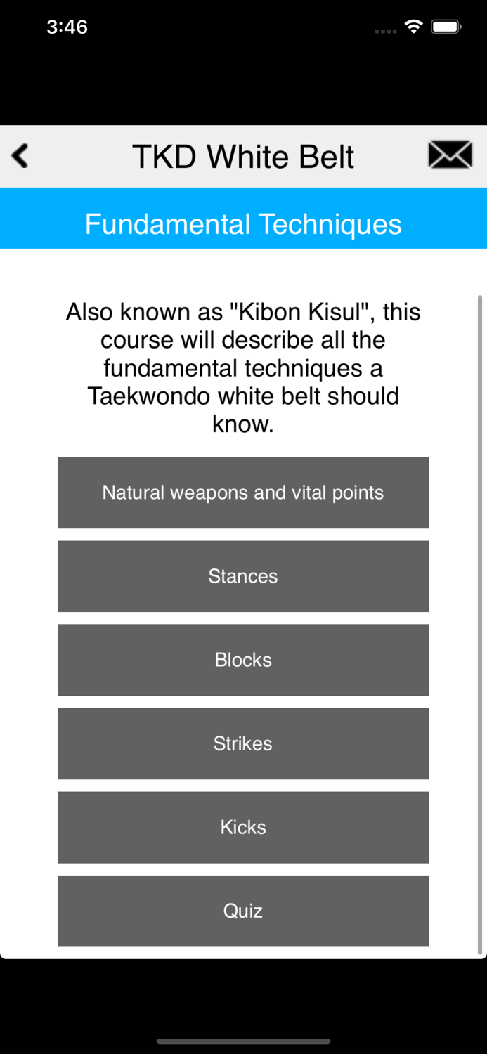 The Taekwondo White Belt