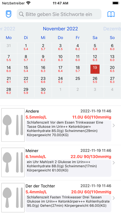 Blutzucker - Diabetes Tracker
