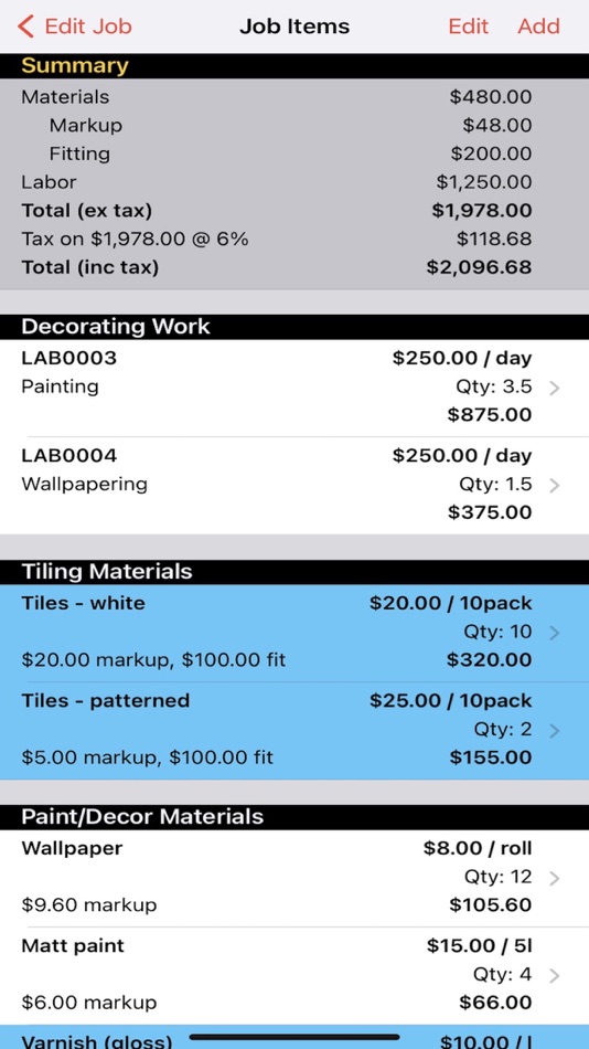 #4. Invoice & Estimate App (iOS) 由: SMC Analysts Ltd