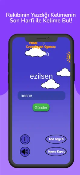 Game screenshot Son Harf Kelime Oyunu apk