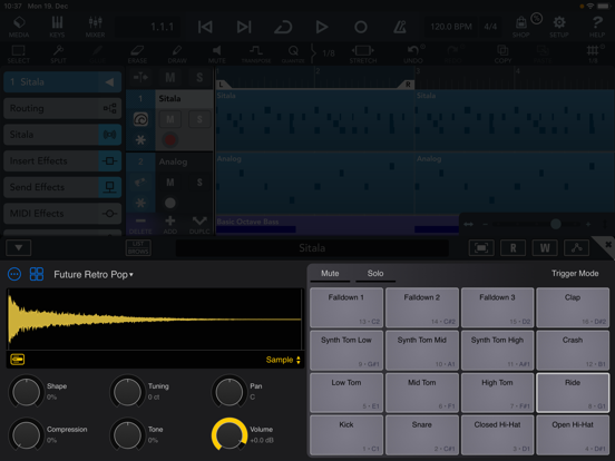 Sitala iPad screenshot 5 - Music app
