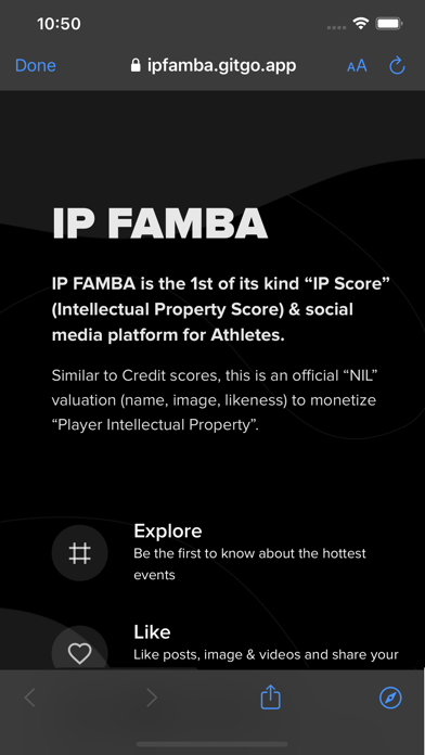 IP FAMBA Screenshot