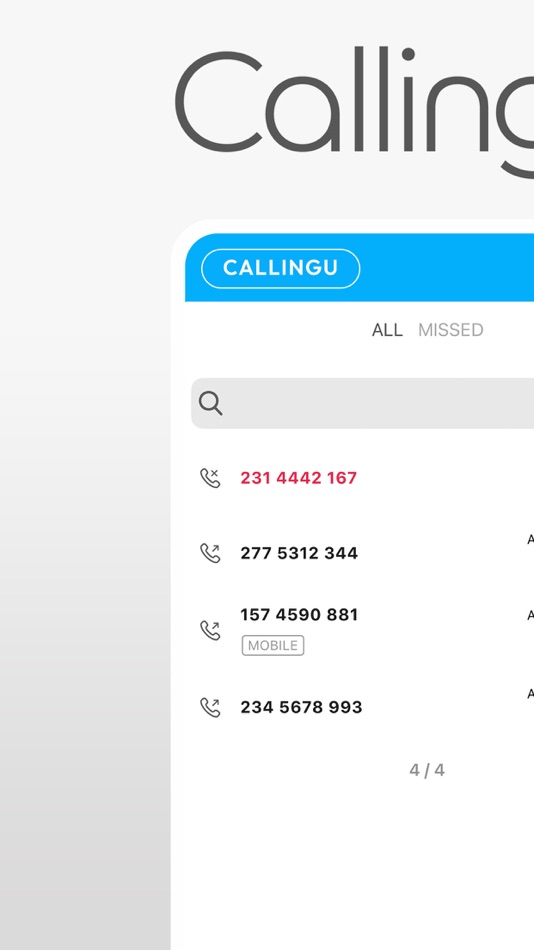 #1. CallingU Softphone (iOS) 由: FIBRE TELECOM NETWORKS LTD