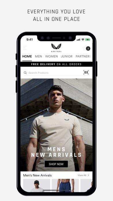 Castore Sportswear Screenshot