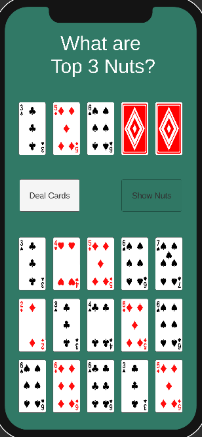 Top Nuts Trainer Texas HoldEm