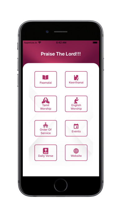 CSI Tamil Parish Dubai Screenshot