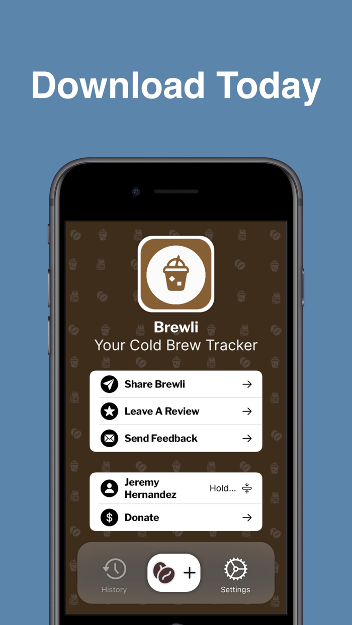 Brewli - Cold Brew Tracker
