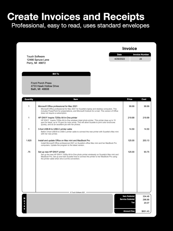 Qwik Invoices