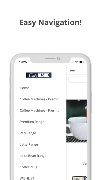 cafedesire.io Screenshot