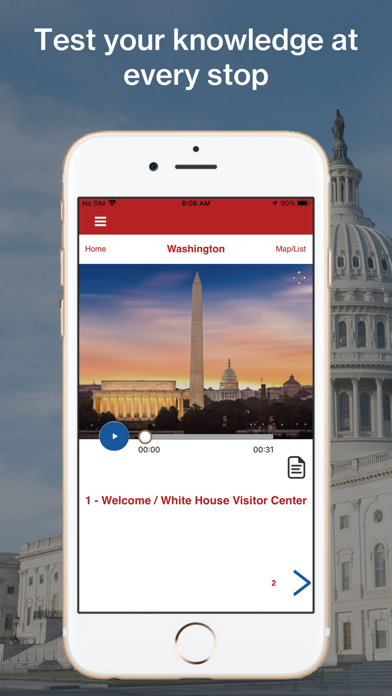 Washington DC Scavenger Hunt Screenshot