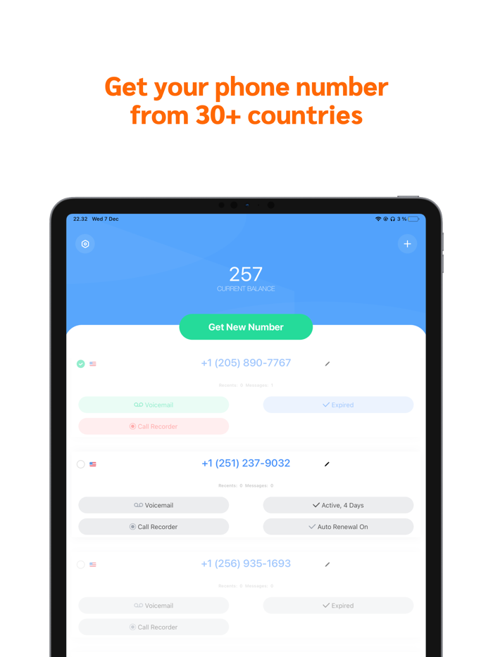 Burrn - second phone number
