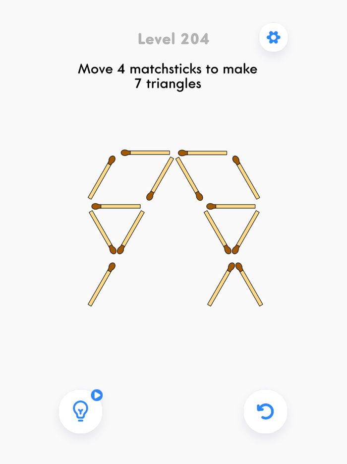 Matchstick puzzle game