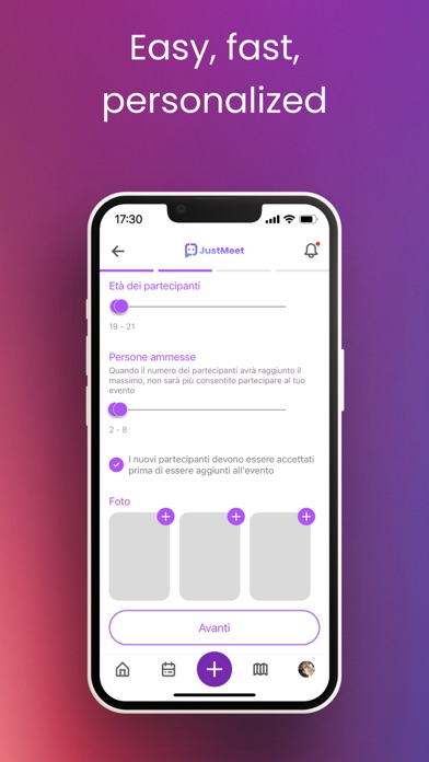 Just Meet App Screenshot