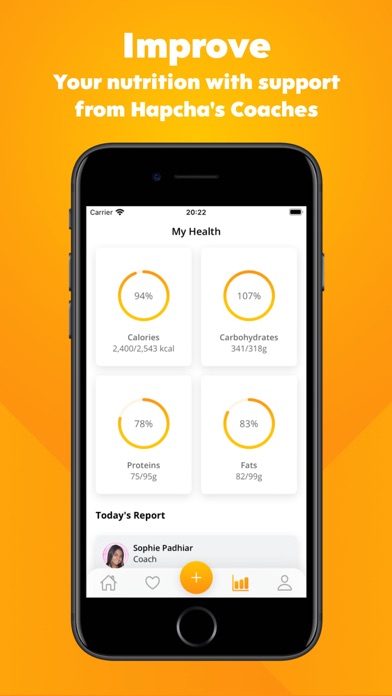 Hapcha - Healthy Nutri Coach Screenshot
