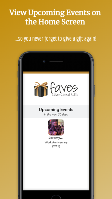 Faves: Give Great Gifts Screenshot