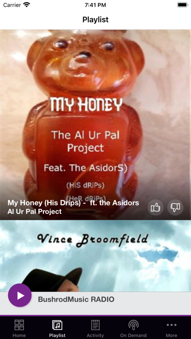 BushrodMusic RADIO Screenshot
