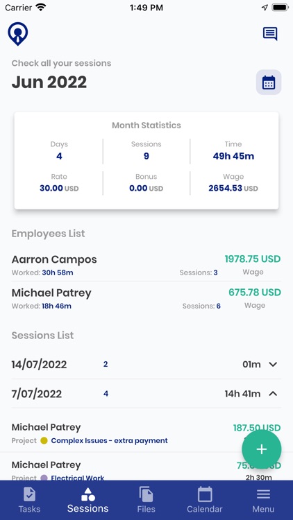 StaffMonitor Time Clock