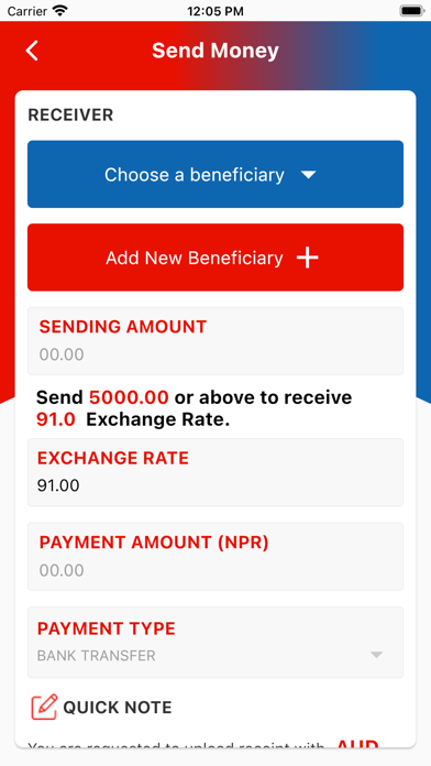 MoneyToNepal Screenshot