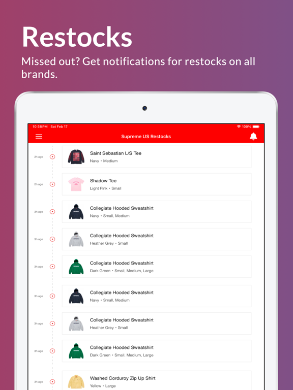 CMTY.ONE - Supreme & more iPad screenshot 4 - Lifestyle app