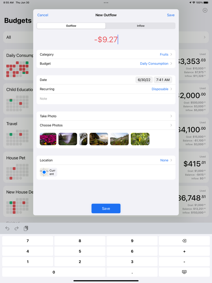 Money Goes Budget Tracker