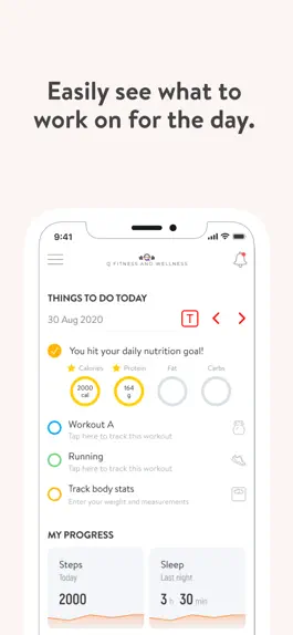 Game screenshot Q Fitness and Wellness apk