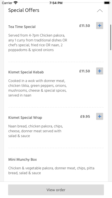 New Kismet Tandoori, Glasgow Screenshot