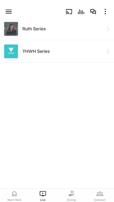 Verve Connect Screenshot