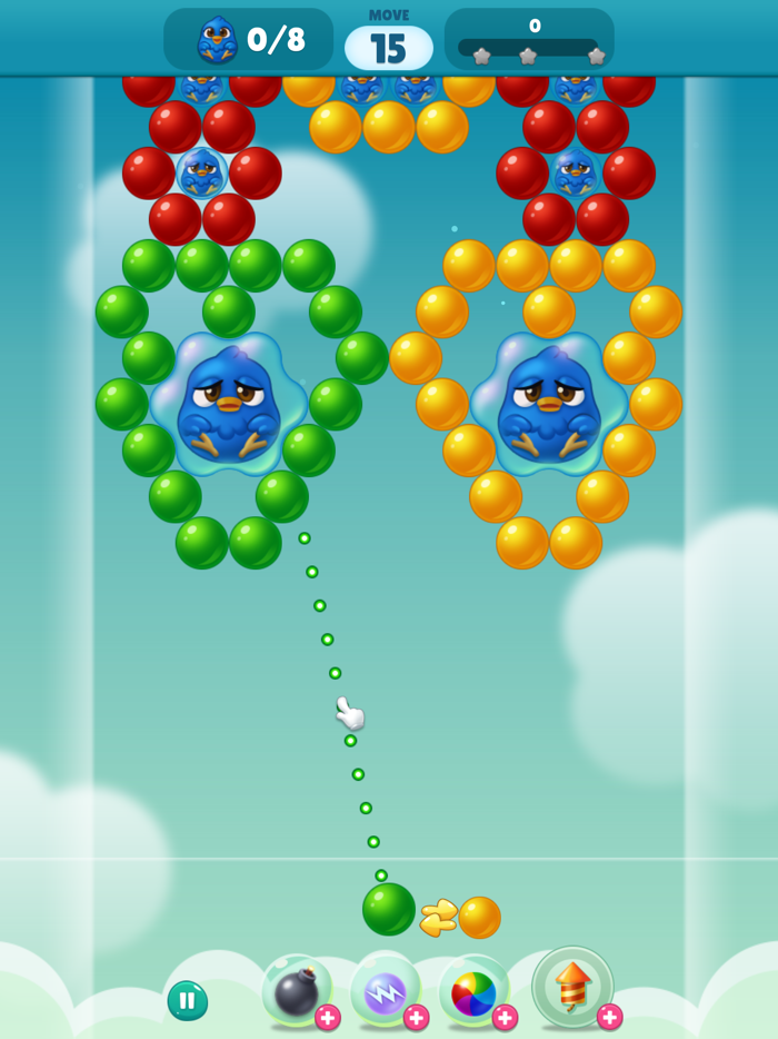 Bubble Birds Pop Shoot and pop