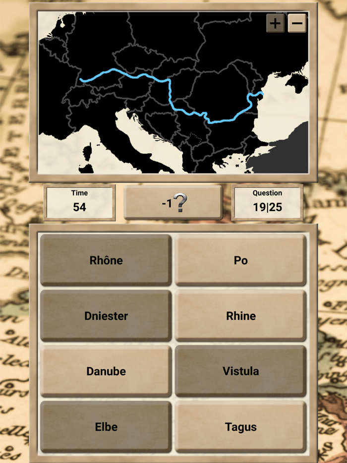 Europe Geography - Quiz Game