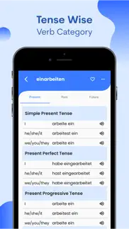 german verbs conjugator iphone screenshot 3