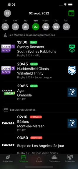 Game screenshot Télé Rugby apk