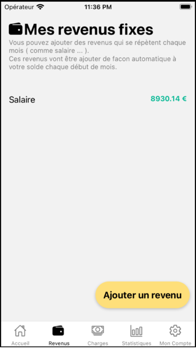 Mes dépenses - Gestion Budget Screenshot