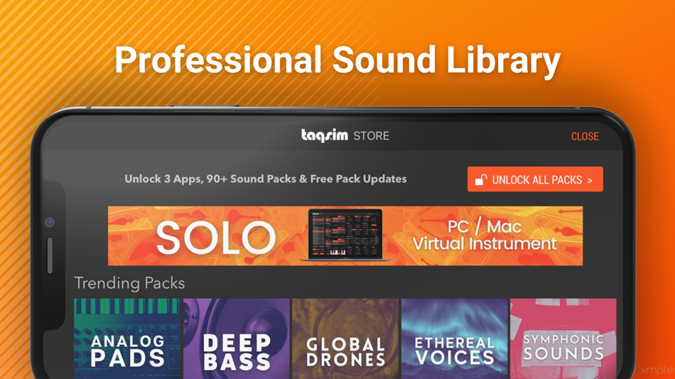 #2. Drone Piano & Drum Loops (iOS) От: TAQS.IM