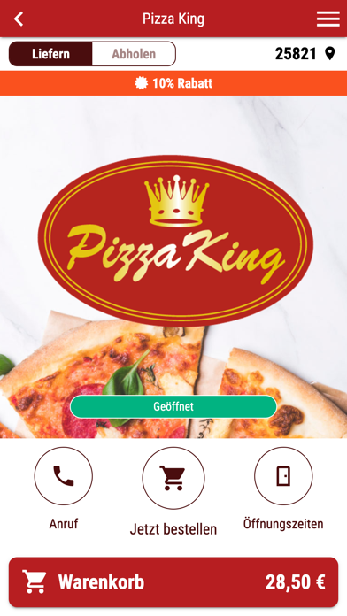 Pizza King Bredstedt Screenshot