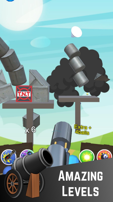 Cannon Ball Strike- Knock Cans Screenshot