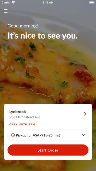 Regina Pizzeria Screenshot