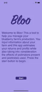 BLOO Blueberry Farm Helper screenshot #1 for iPhone