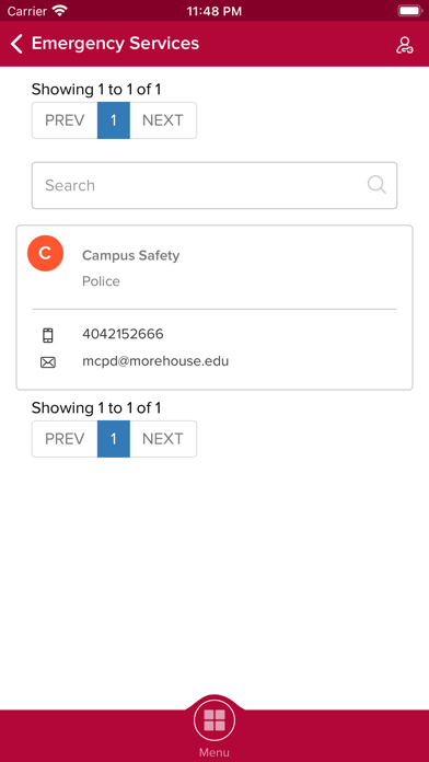 Morehouse College App Screenshot