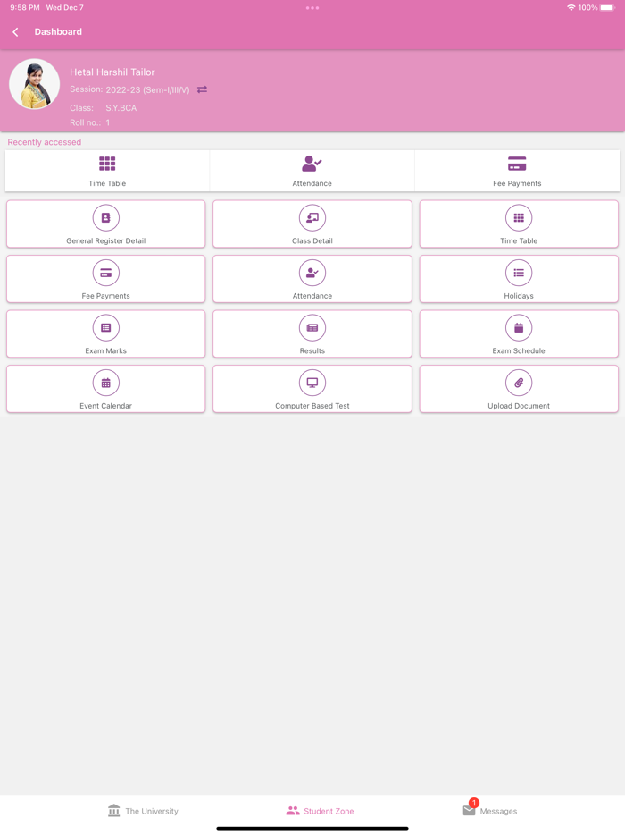 V V Womens University