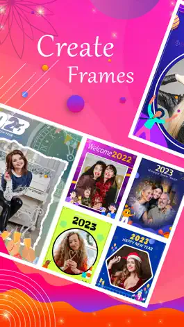 Game screenshot New Year photo Frames Greeting apk