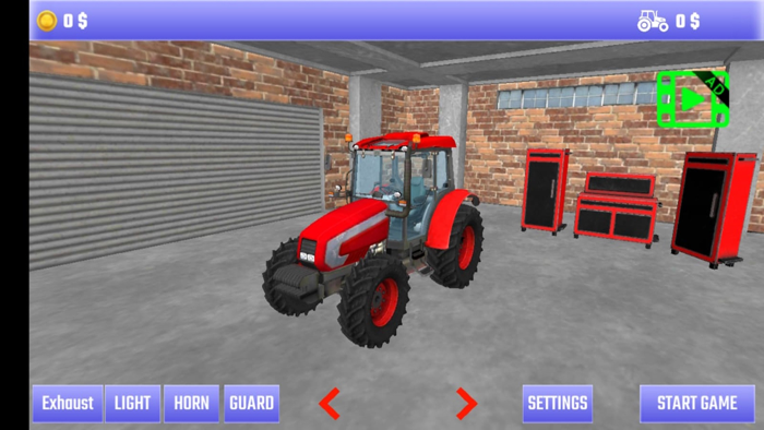 Tractor Driving Simulator Game