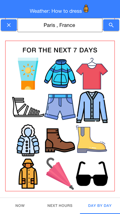 Weather : How to dress Screenshot