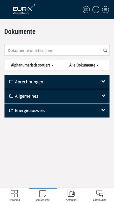 MYEURIX Screenshot