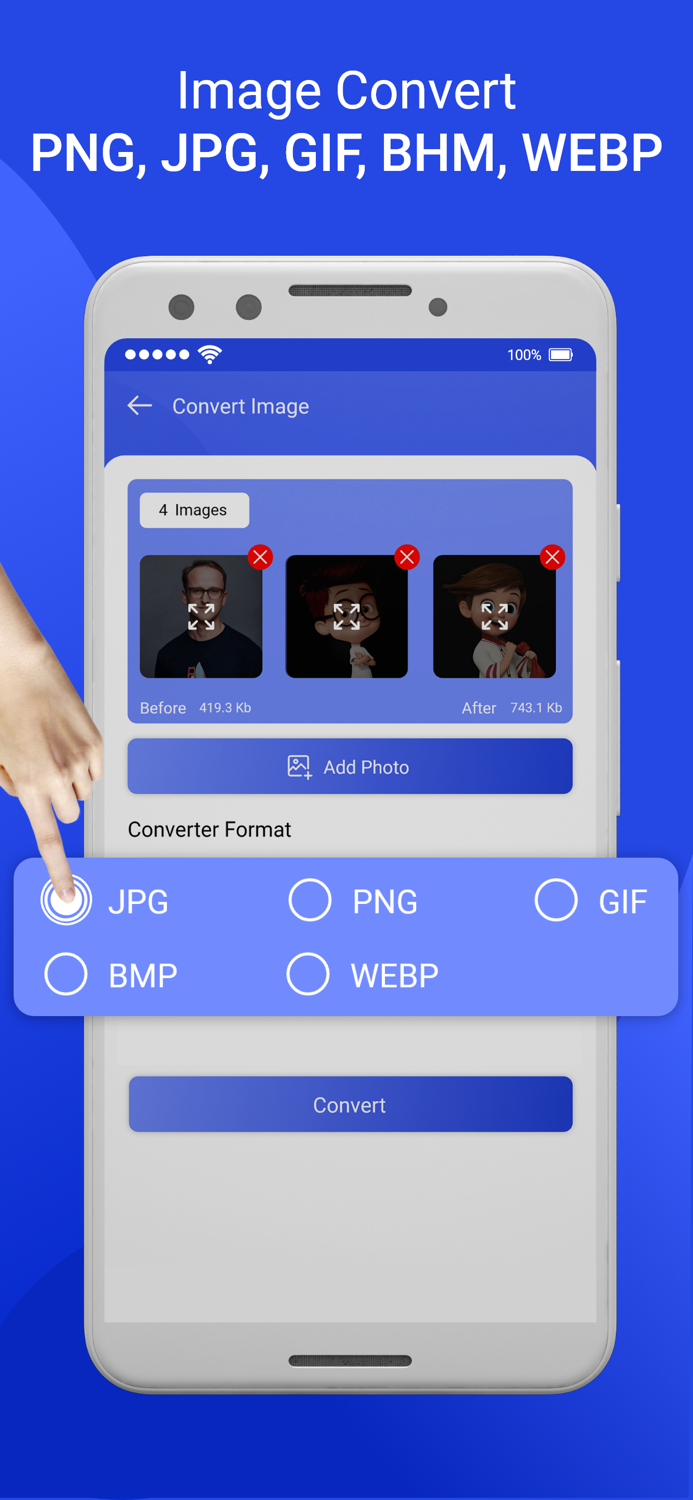 JPG Image Converter and Resizer