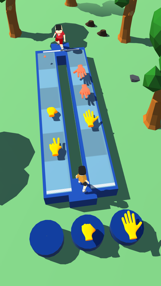 #1. Rock paper scissors 3D (iOS) By: Oliver Rozsa