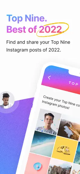 Game screenshot Top Nine for Instagram 2022 - mod apk