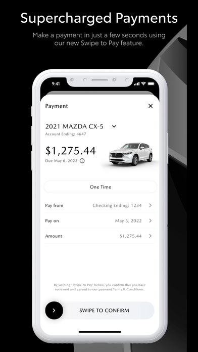 Mazda Financial Services Screenshot