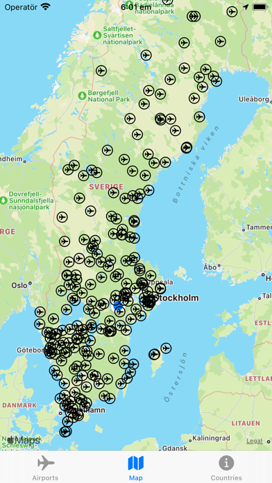 OpenAIP Airports Screenshot