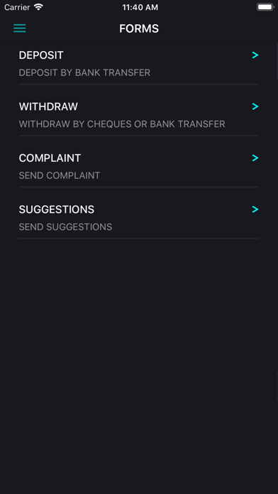 Horizon Brokerage Screenshot